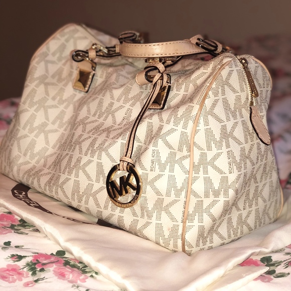Michael Kors Bags Michael Kors Grayson Large Vanilla 35f6ggys3b Poshmark